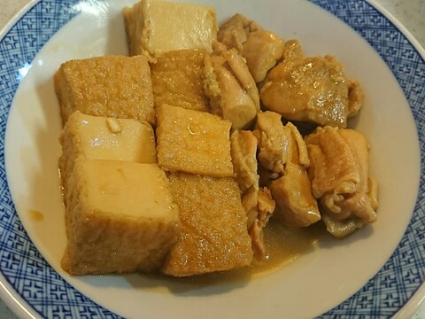 鶏肉と厚揚げの煮物